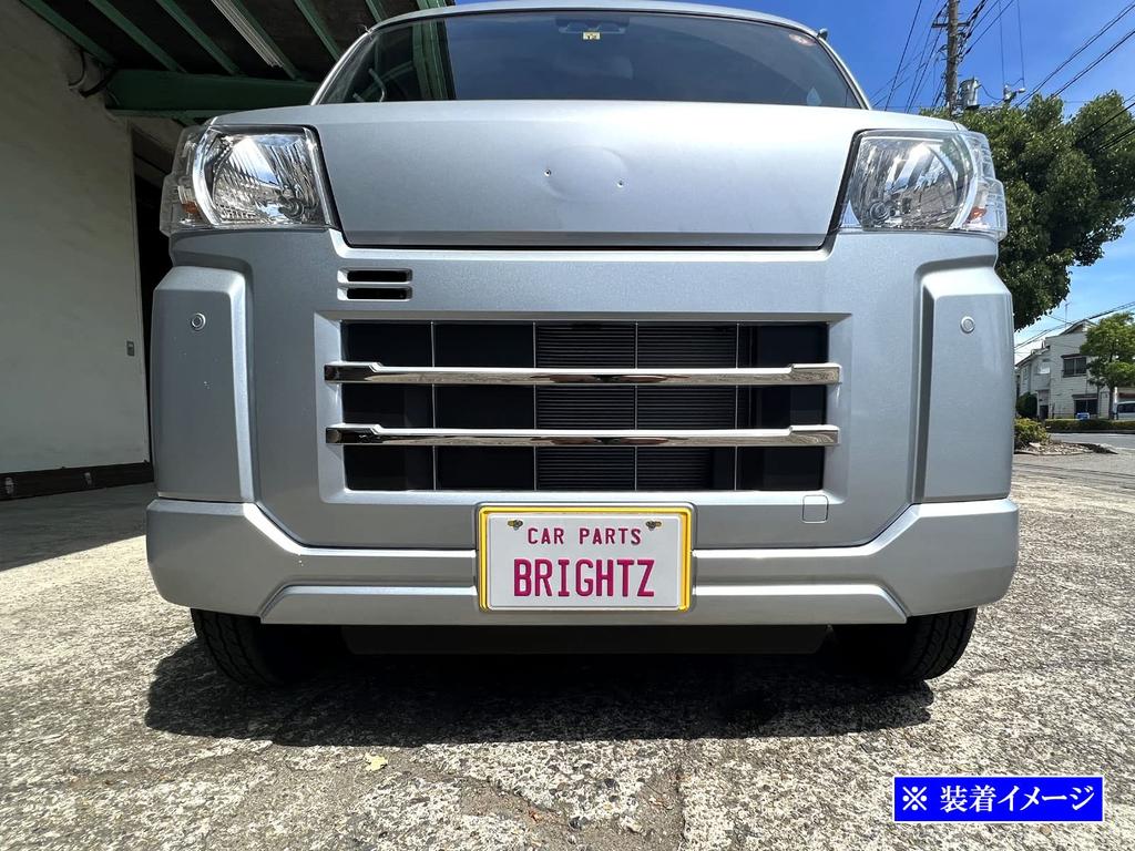 BRIGHTZ Отделка Передний бампер с покрытием из нержавеющей стали Форма для Toyota Hijet Cargo Ultra-Mirror (2 шт) С700В/С710В (FBUM-MOL-134)