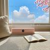 Book Light Rechargeable Clear LED Flat Reading Light Dimmable Panel Plate Lamp with 3 Colors And Timer Full Page Light for Readers Book Lovers