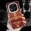 Georgia Passport Flag Shockproof Phone Case for Xiaomi Redmi Note 15 14 13 12 Pro Plus 11 11S 11T 5G Cover Anti Fall Fundas