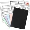 Solf [Supervised by the Pitina Branch Chief] Sheet Music File, 4-Sided, Writable, A4 Size, 10 Sheets40 Pages, Piano Accompaniment (Black, Plain), 1