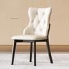 American Retro Solid Wood Home Dining Chairs Modern Hotel Meeting Chair Restaurant Luxury Soft Back Chair Dining Room Furniture