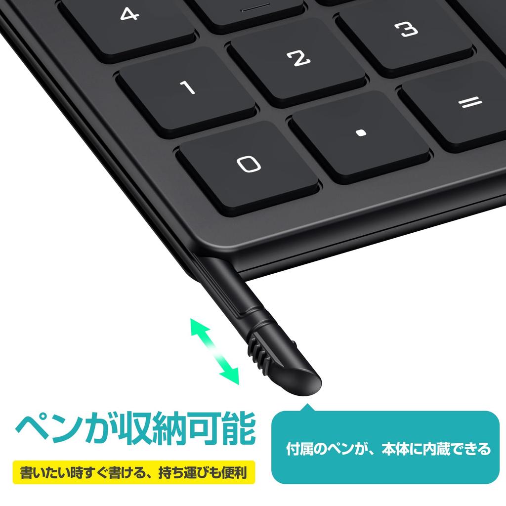 NEWYES Электронный блокнот с солнечной цифровой бумагой 12 Легко 6 Компактный цифровой для черного калькулятора, перезаряжаемый, складной, стирание одним касанием,