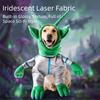 Colorful Laser Alien Pet Costume Plush Hands and Feet Alien Cat Dressed Up  Party Dressing