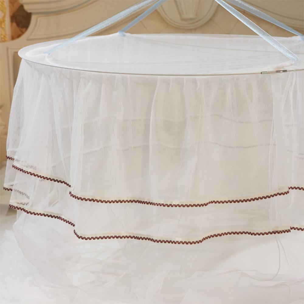 Универсальная купольная кровать с балдахином, одинарный вход, мелкая сетка, кружевная занавеска для спальни в стиле принцессы
