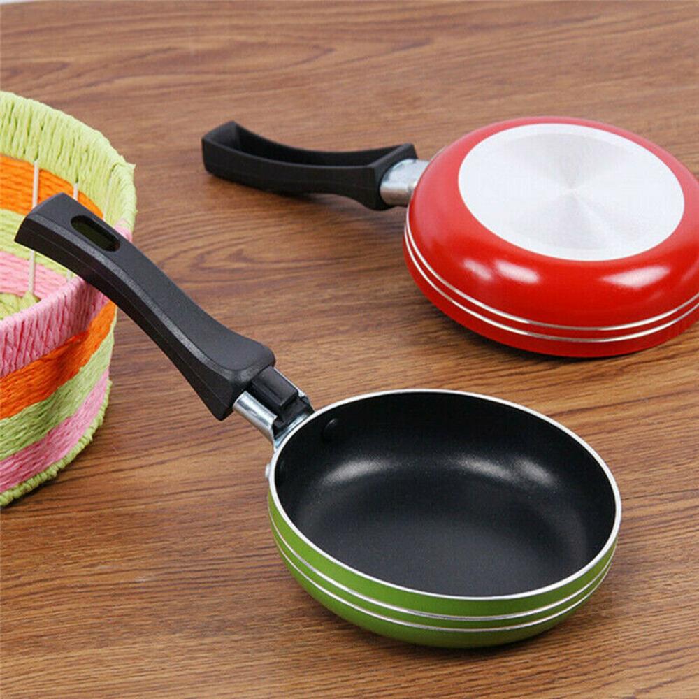 Fried Eggs Mini Non-stick Round Griddle Pan Frying Pan Skillet Saucepan
