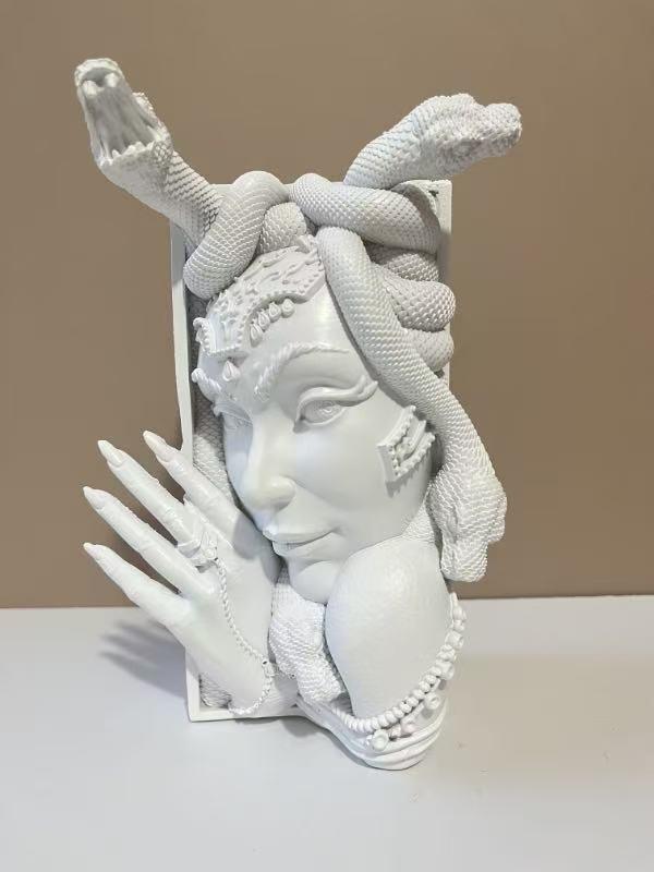 Медуза Фэнтези Книжный Уголок Угол Смола Орнамент