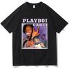 Playboi Carti Music Album Whole Lotta Red Print Tshirt Unisexs Clothes Vintage Rapper Hip Hop T Shirt Summer Casual Gothic Tops