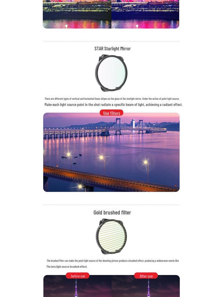 Набор фильтров для дронов DJI AIR3 ND/CPL Starlight и Anti-Light Pollution