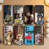 Милая смешная обезьянка Чехол для телефона для Samsung S26,S25,S24,S23,S22,S21,S20,Plus,Fe,Lite,Другие Черный чехол