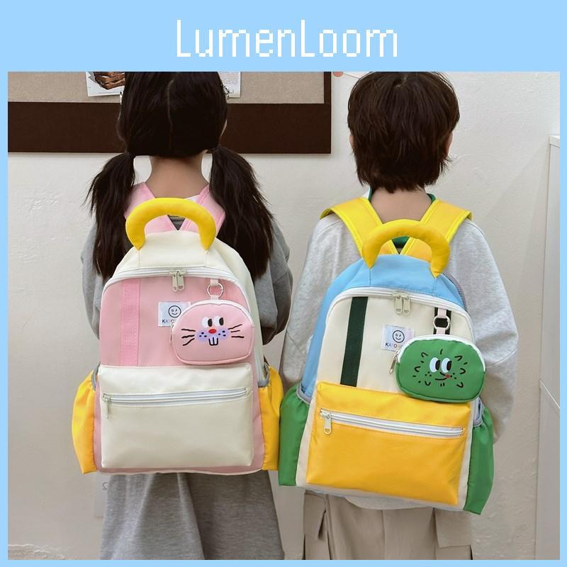 Adorable Lightweight Nylon Kids Backpack For School With Breathable Cotton Lining