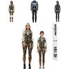 Stretchy Robot Armor Print Halloween Cosplay Jumpsuit Bodysuit Costume