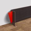 Self Adhesive Wall Base Moulding Trim 4 Inch x 3.28 Feet Home Decoration