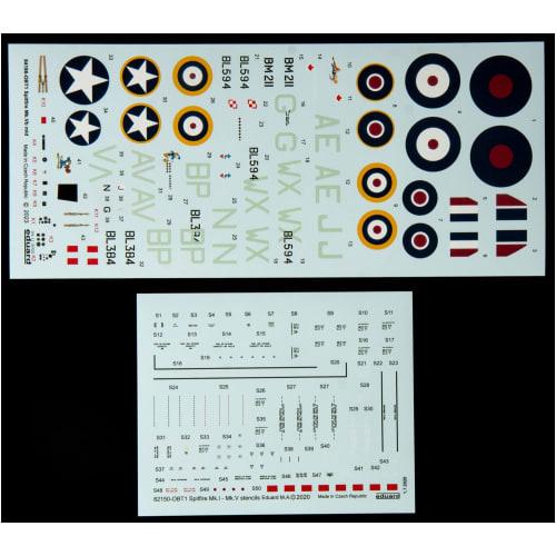 Eduard 1/48 Scale Weekend Edition Royal Air Force Spitfire Mk.5b Mid-Model Plastic Model Kit EDU84186