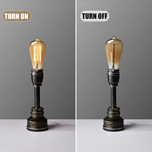 Gold Edison Nostalgic Loft American Country Simple Original Art Retro Gift Bar Cafe Restaurant Living Room Industrial Designer Industrial Pipe Steampu