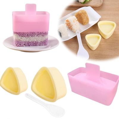 3 шт. Новый кухонный DIY форма для суши, пресс для риса, пресс для еды, форма для приготовления суши, японские аксессуары для дома/бенто, инструменты
