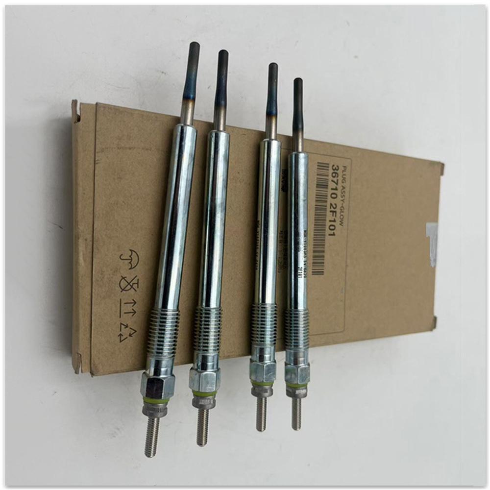 4PCS DIESEL GLOW PLUG 36710-2F101 FOR Hyundai Santa Fe Tucson IX35 2.0 L 2.2L