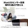 Проводная USB-мышь Buffalo с 5 кнопками и переключением DPI BlueLED черного цвета BSMBU315BK [с кнопкой «Назад/Вперед»]
