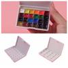 Handmade Watercolor Pigment Packaging Empty Color Mixing Box Portable Storage Box Sketch