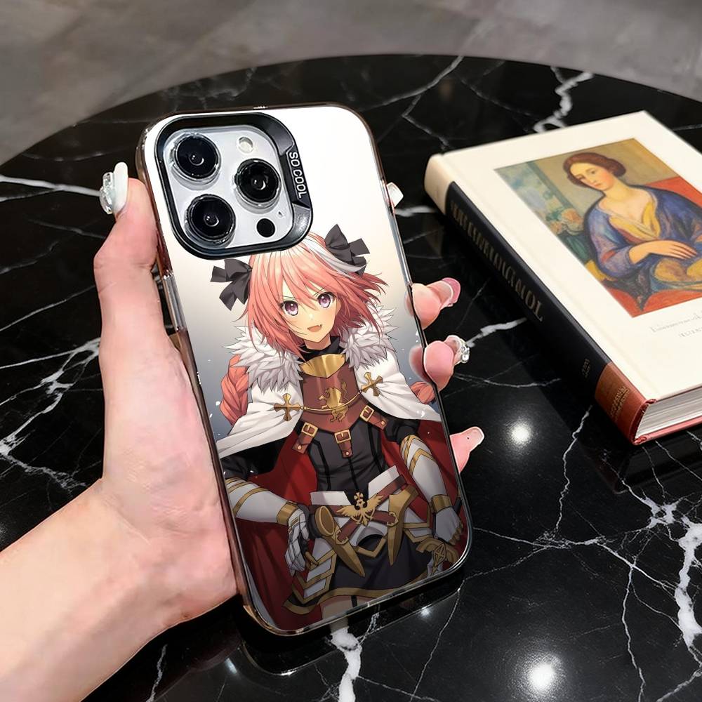 F-Fate A-Apocrypha A-Astolfo-faa-es Чехол для телефона для iPhone 17,16,15,14,13,12,11 Plus,Pro Max,XS,Разноцветный Серебристый Черный Чехол