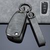 Zinc Alloy + Leather Car Key Case for A1 A3 A4 A5 A6 A7 A8 Q3 Q5 Q7 R8 C5 C6 Tt S3 S5 S6 S4 Rs5 Rs6 2003-2015 Flip Remote