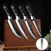 Kitchen Knife Sets, 4pcs Chef Knives Sets Stainless Steel Slaughter Boning Knife Butcher Knife Sharp Slicing Knife Cleaver Set