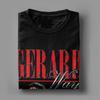 Мужская повседневная футболка Gerard Way MCR, 100% хлопок, круглый вырез, короткий рукав, уникальная одежда.