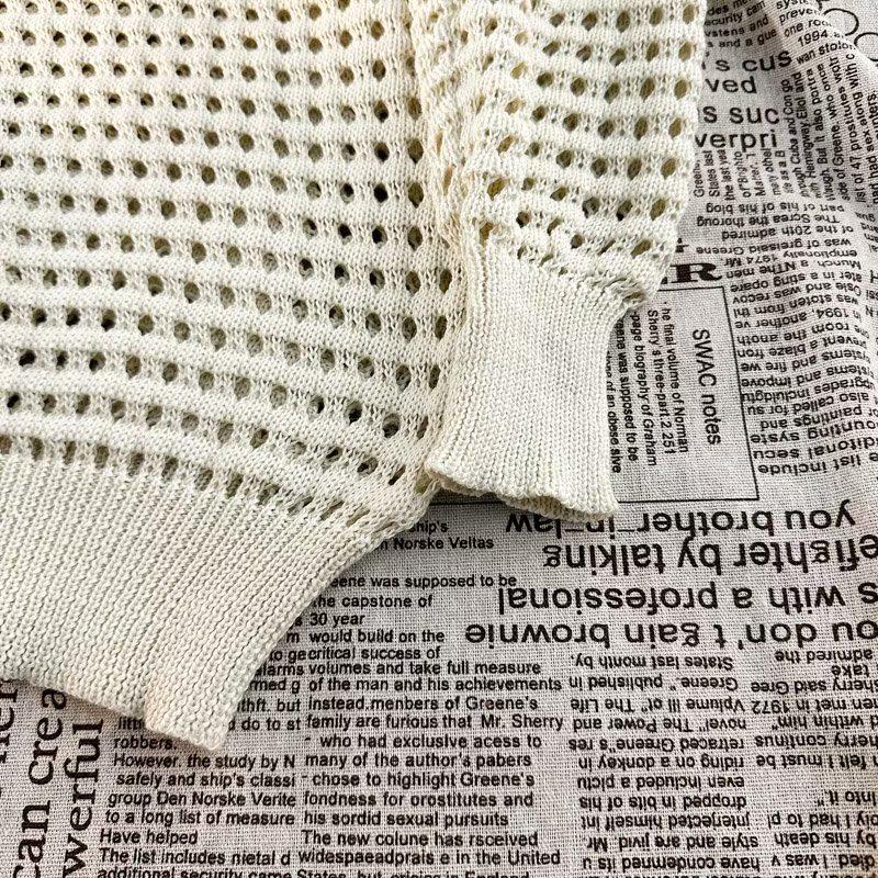Мужской модный кардиган-свитер с капюшоном, вязаный с узором 'соты', на молнии
