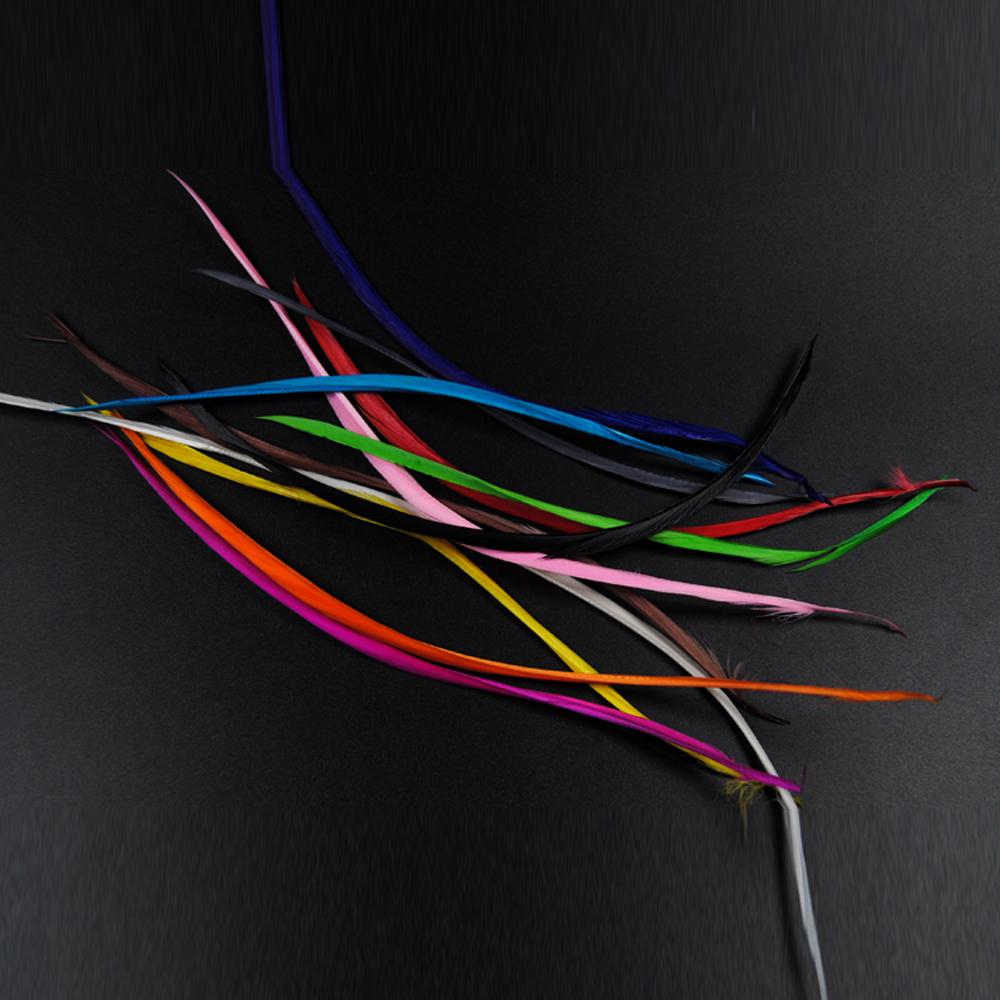 12 шт., гусиное перо, бусина, хвост нимфы, чехол для крыльев, камень, материал для завязывания мушек, черный, белый, коричневый, красный, зеленый, красный, синий