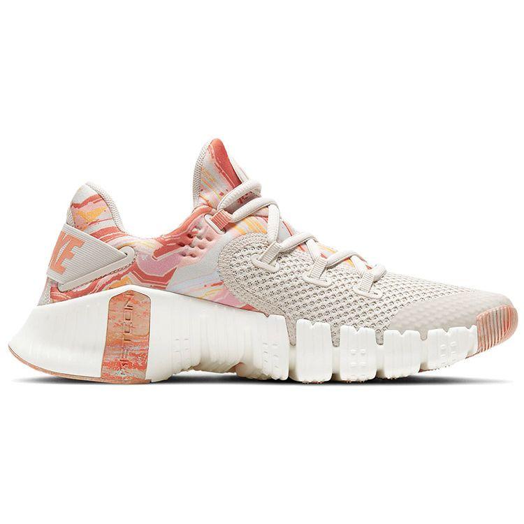 Nike Free Metcon 4 Desert Sand Crimson Bliss Женские кроссовки Orange Summit-White Metallic-Copper DJ3075-064