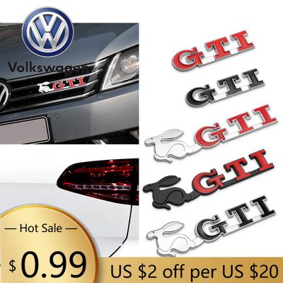 Для VOLKSWAGEN VW 3D ABS Автомобильный стайлинг Значок GTI Наклейка на переднюю решетку Декор Для Volkswagen VW Blue Motion MTM 4 Motion