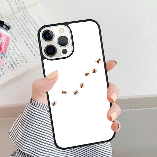Жуткие Муравьи Насекомые Страшный Чехол для Телефона Для iPhone 16 15 14 Plus XR XS apple 16 11 12 13 mini Pro Max coque