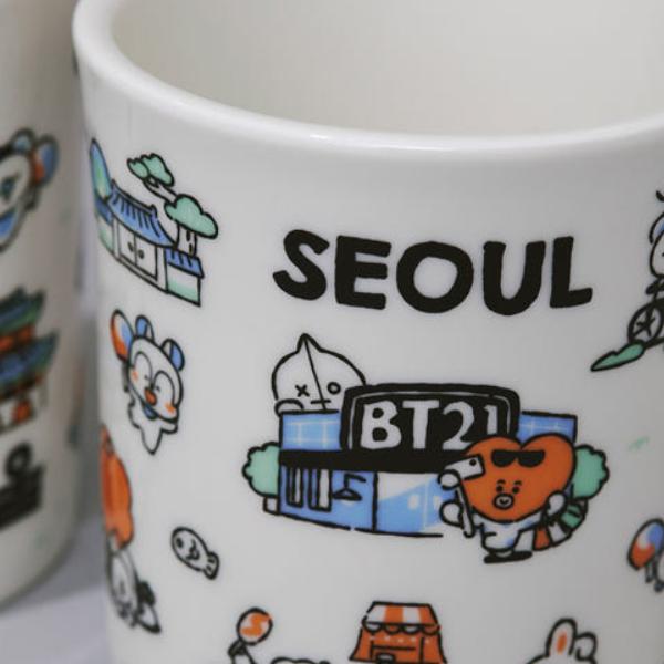 BT21 Кружка Seoul Edition (340 мл / 11,49 жидких унций.)