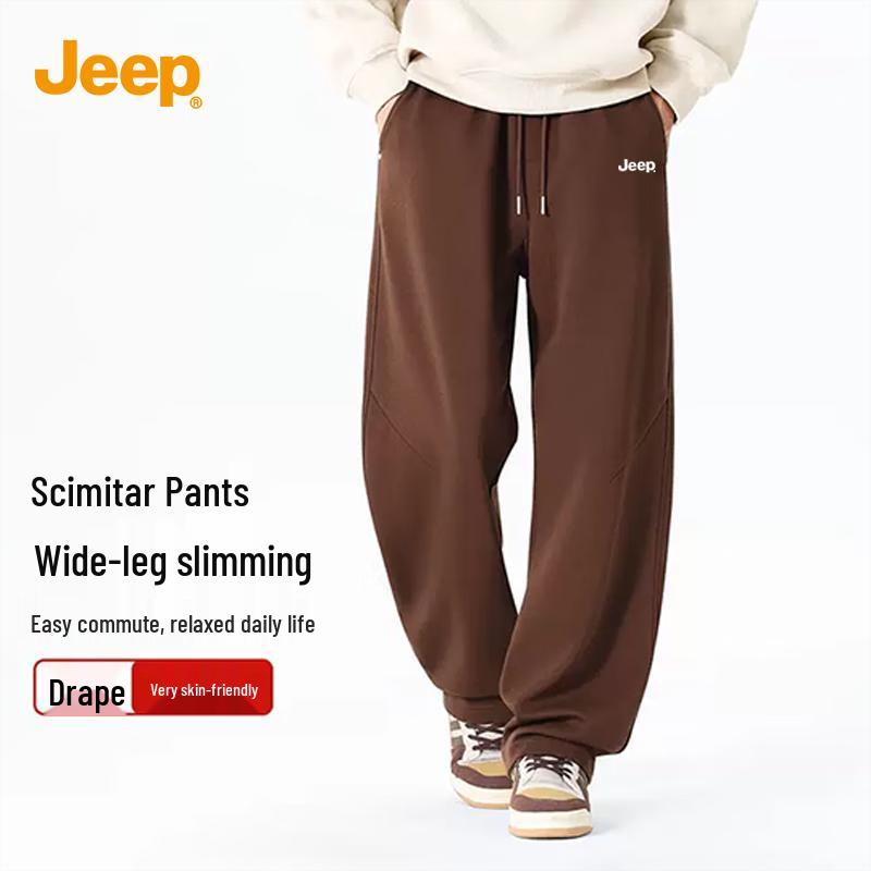 Jeep Мужские зимние повседневные брюки на флисовой подкладке