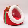 Pet Tent Cave Bed for Cats Small Dogs Self-Warming Cat Tent Bed Cat Hut Comfortable Pet Sleeping Bed Foldable Removable Washable