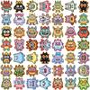 50pcs Cute Little Monsters Cartoon Graffiti Stickers DIY Phone Guitar Laptop Suitcase Cup Waterproof Sticker Kids Toy