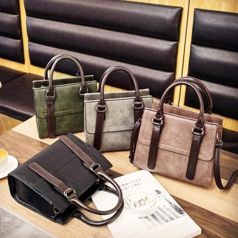 Элегантная качественная женская сумка Fashi Color Block 2026 Новейшая Crossbody Большой вместимости Винтажная Модная Элегантная Сумка на плечо