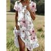 Women's Mini Dress A Line DressCasual Dress T Shirt Dress Tee Dress Sundress Stylish Casual Vacation Casual Daily Regular