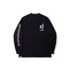 Li Ning X Steven Harrington Collaboration мультяшный принт свободная футболка с длинным рукавом унисекс топы черный AHSTA35-2