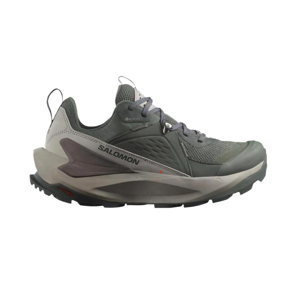 SALOMON Ботинки для хайкинга Elixir Mid Gore-Tex Легкие Удобные Низкие Мужские Ботинки для хайкинга Flint-Lime L47697600