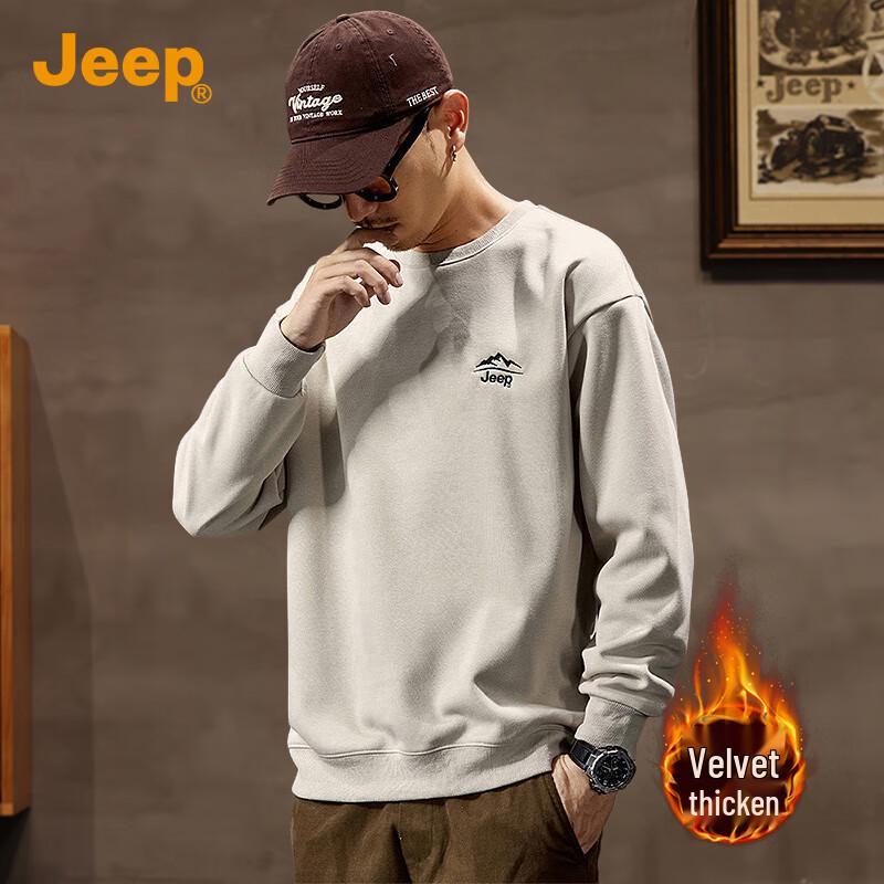 Jeep Men's Embroidered Fleece Sweatshirt