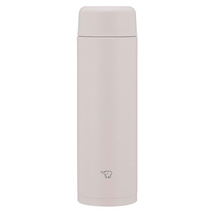 Zojirushi Stainless Mug 350ml Compact Screw Type Dishwasher Safe Seamless Lid 2-Piece Easy Care Sheer Gray SM-MS35-HM
