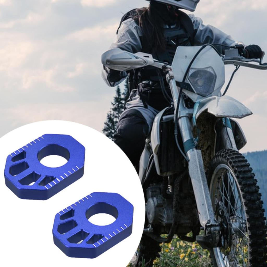 1 пара блоков задней оси для мотоцикла Dirt Bike, регулятор натяжителя цепи из алюминиевого сплава для Crf250L
