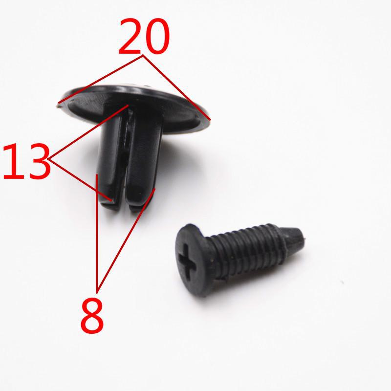Универсальный 8 мм расширительный винт для подкрылка багажника пряжка для гвоздя нейлоновая пряжка