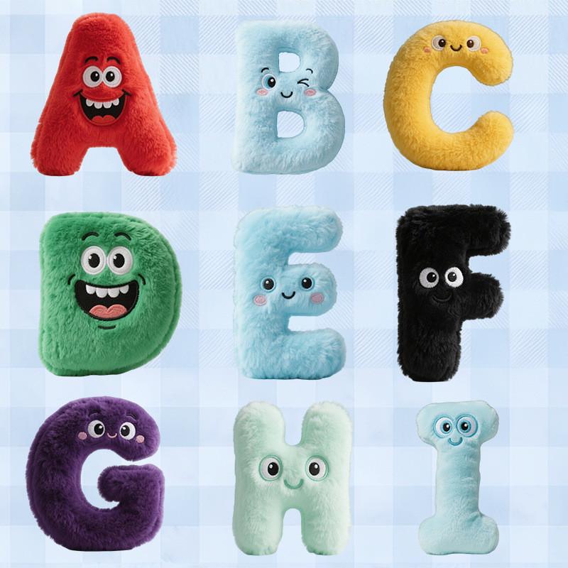 Набор плюшевых букв Alphabet Lore от A до Z, развивающие мягкие игрушки для обучения детей