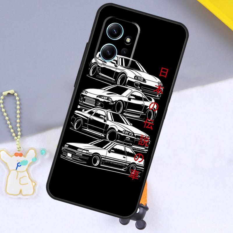 Спортивный чехол-автомобиль для дрифта для Xiaomi Redmi Note 13 14 9 10 11 12 15 Pro Plus Чехол для Redmi 13C 15 C 12C 14C 10C