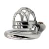 CB Chastity Lock for Men Metal Stainless Steel Penis Cage Sex Toy Cock Rings Bondage Ball Stretcher Slave