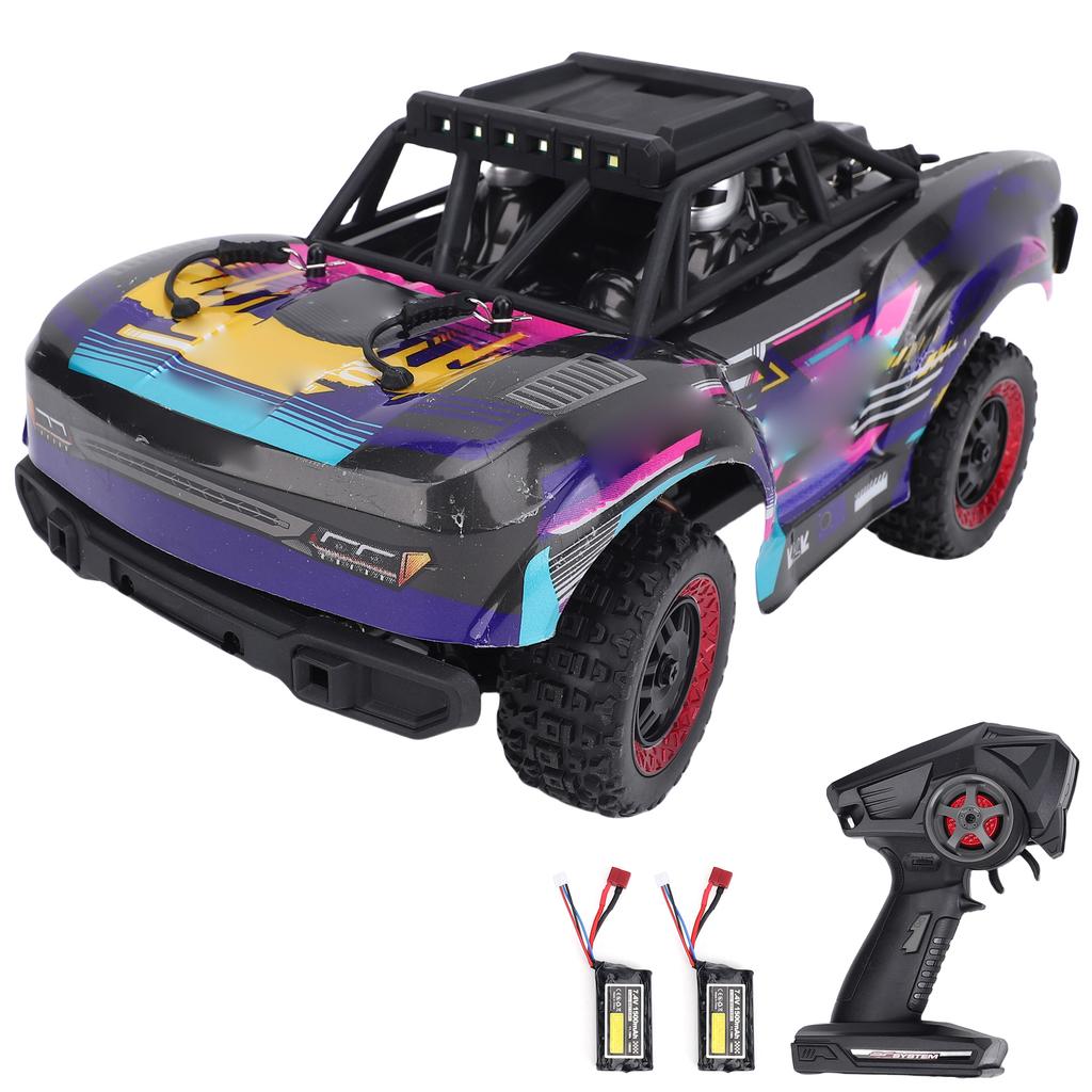 4WD Remote Control Truck, 1:18 Scale 2.4Ghz 30KM H High Speed Remote Control Off Road Car with LED Lights, All Terrain