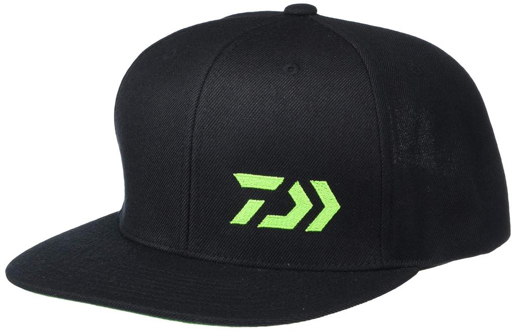 Кепка Daiwa с прямым козырьком, один размер, D-Vec Cap, DVEC-Flat, Мужской головной убор, Черный,