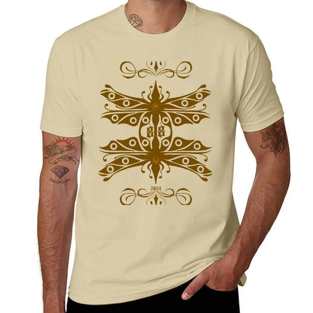 Dragonfly matinggold yellow TShirt heavyweights quick drying aesthetic clothes custom t shirt mens graphic tshirts anime
