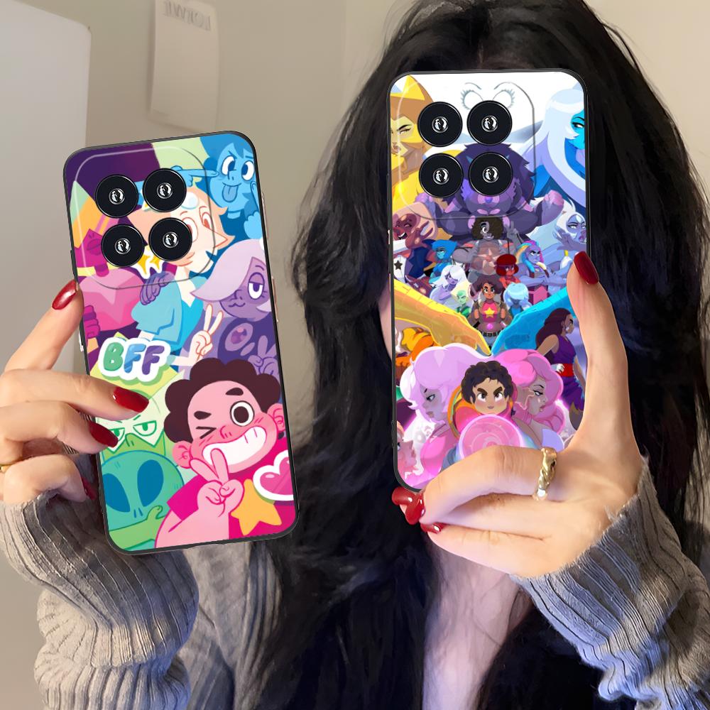 Steven Universe Mobile Phone Case for Xiaomi 15 14 13 12 Mi 11 T Ultra Lite Pro S X 5G Colour Protective Cover Pretty Luxury